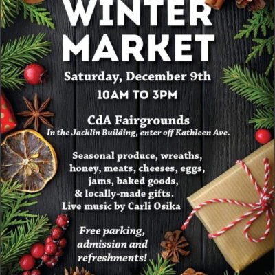 Next Weekend is Winter Market!